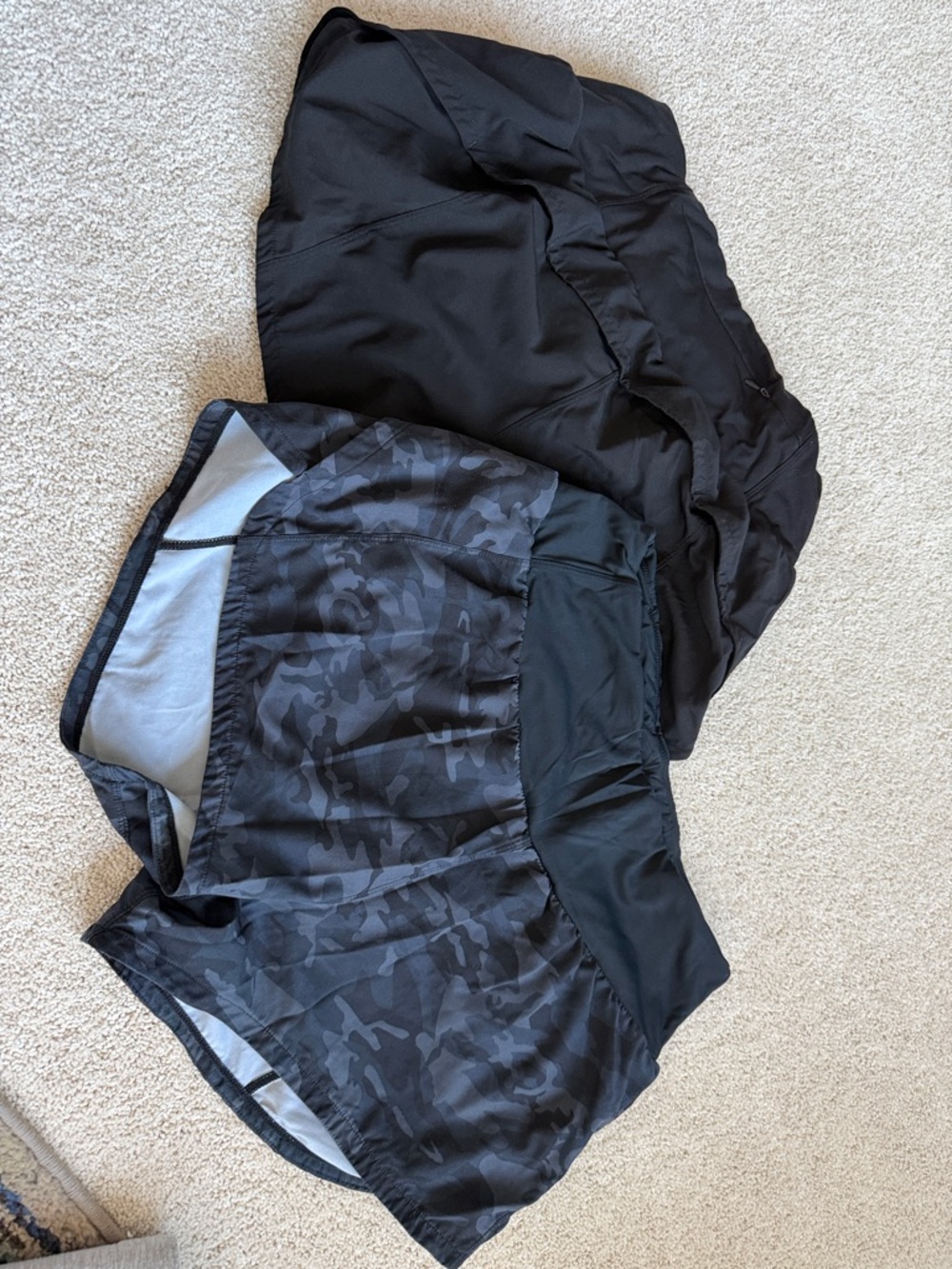 Women’s Black Athletic Shorts - Lightweight Running & Training